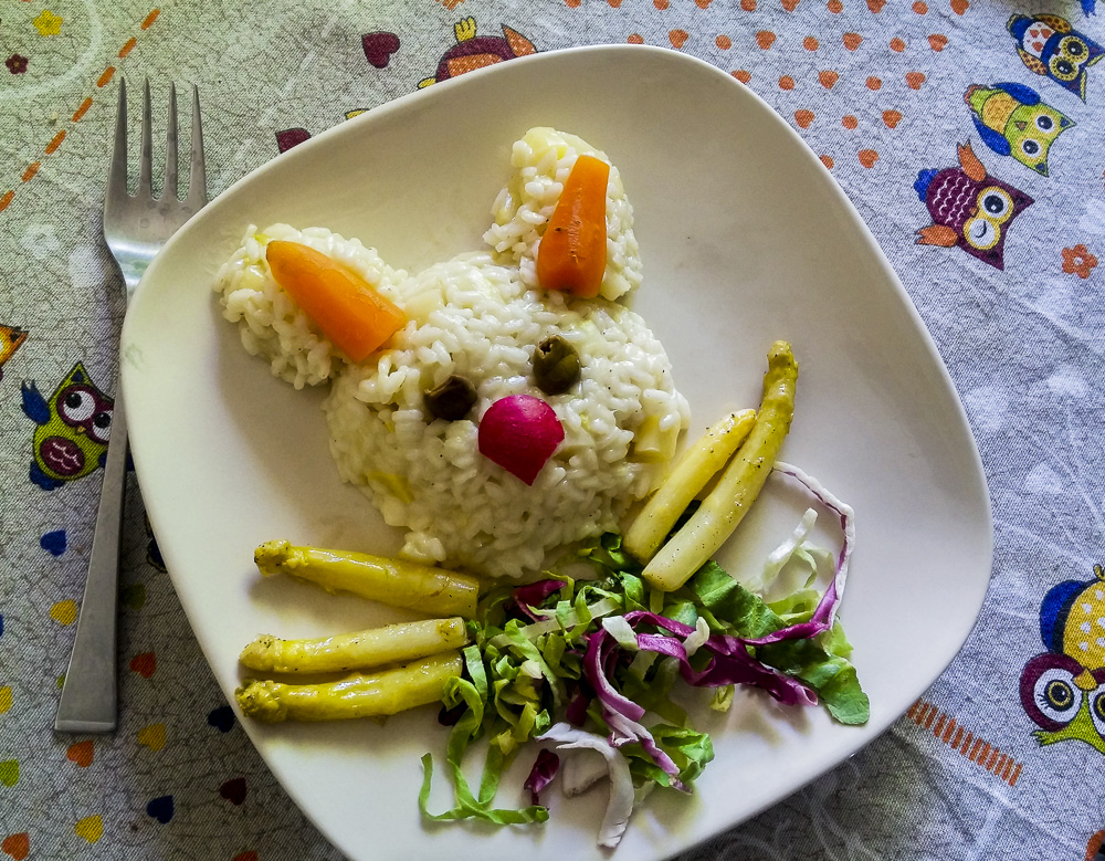 coniglietto risotto asparagi pasqua