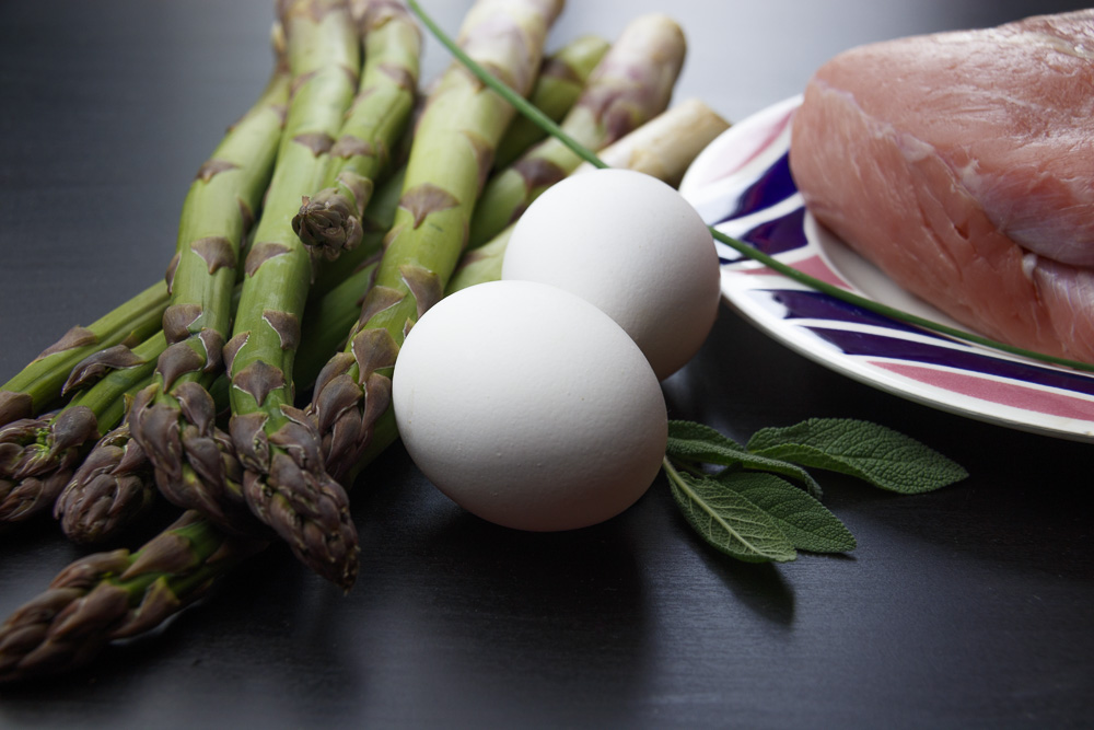 bouquet vitello frittata asparagi