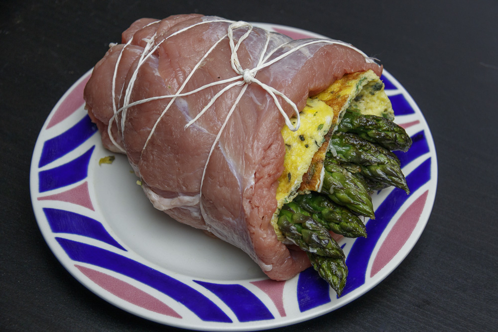 bouquet vitello frittata asparagi