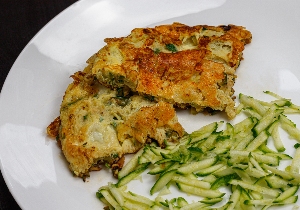 frittata mozzarella zucchine