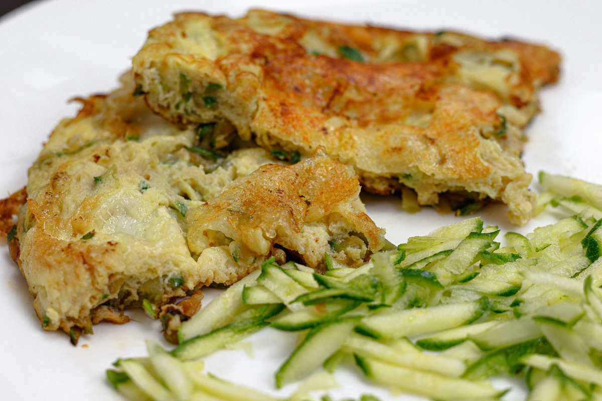 frittata mozzarella zucchine