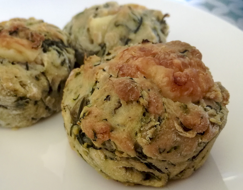 muffin agretti e brie